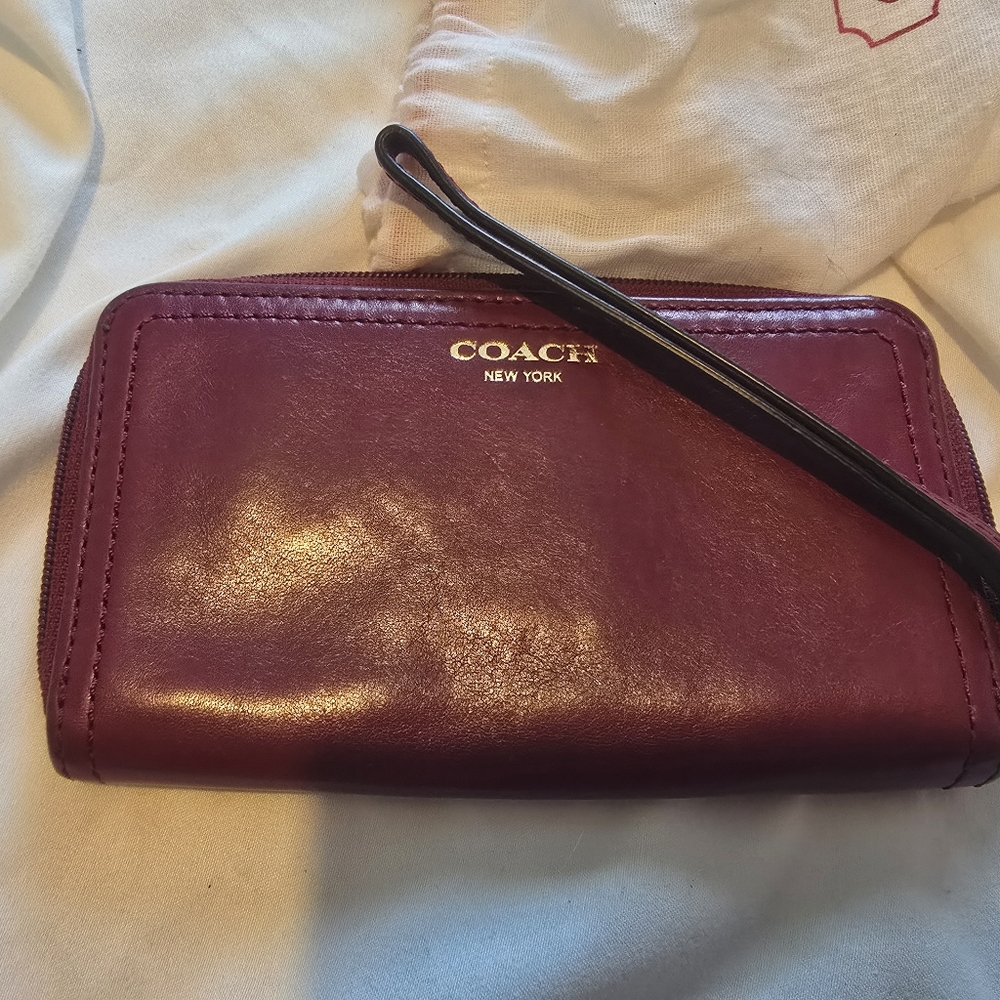Vintage Coach Wristlet